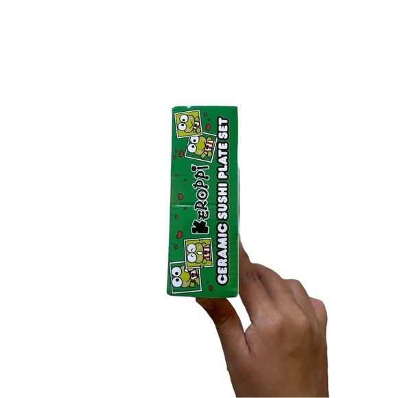 Keroppi ceramic sushi plate set BRAND NEW - Picture 2 of 4